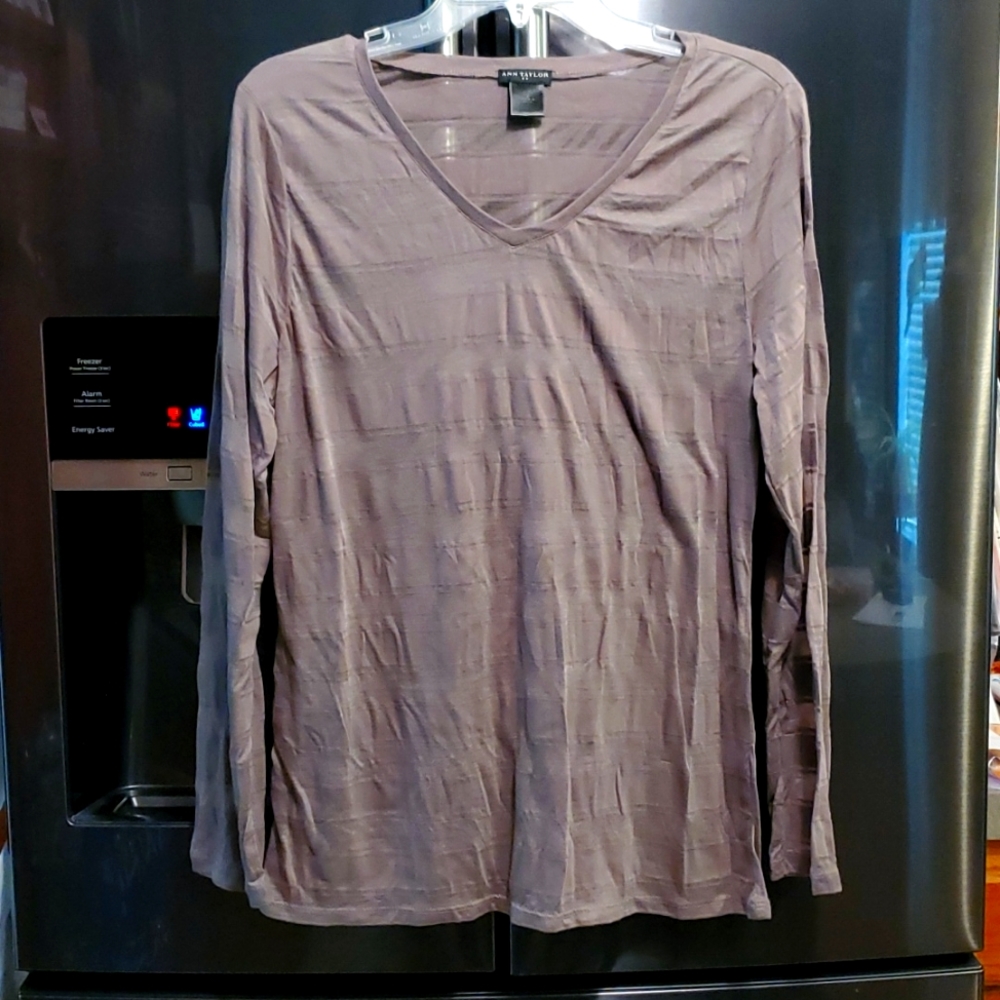 Ann Taylor Long Sleeve Shirt Sz L